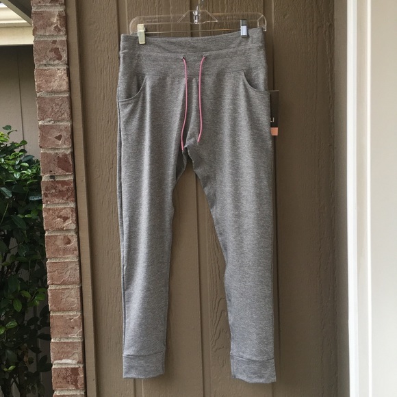 Cali Sport soft gray lounge pants joggers leggings - Picture 2 of 10